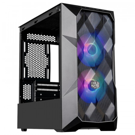 Foto do Produto GABINETE COOLER MASTER MASTERBOX TD300 MESH PRETO
