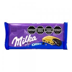 Foto do Produto Barra Chocolate Milka Branco Com Biscoito Oreo 155G