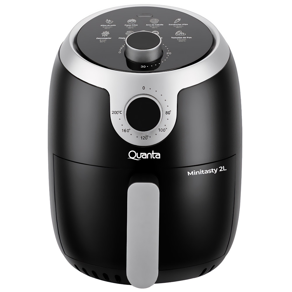 Foto do Produto Fritadeira Eletrica Air Fryer Quanta QTAF230 2L / 220V - Preto