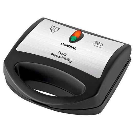 Foto do Produto Máquina de Crepe Mondial Pratic Crepe & Hot Dog CP-01 220V