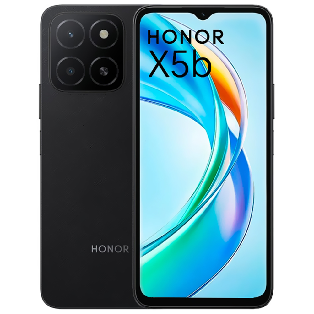 Foto do Produto Smartphone HONOR X5B Dual SIM 4GB+128GB 6.56? - Preto 5109BPQR