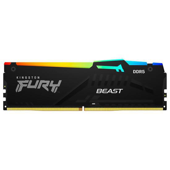 Foto do Produto Memória Kingston Fury Beast RGB DDR5 32GB 6000MHz