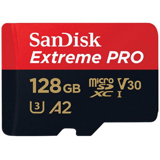 Foto do Produto Cartão de Memória Sandisk Extreme Pro Micro SDXC 128GB