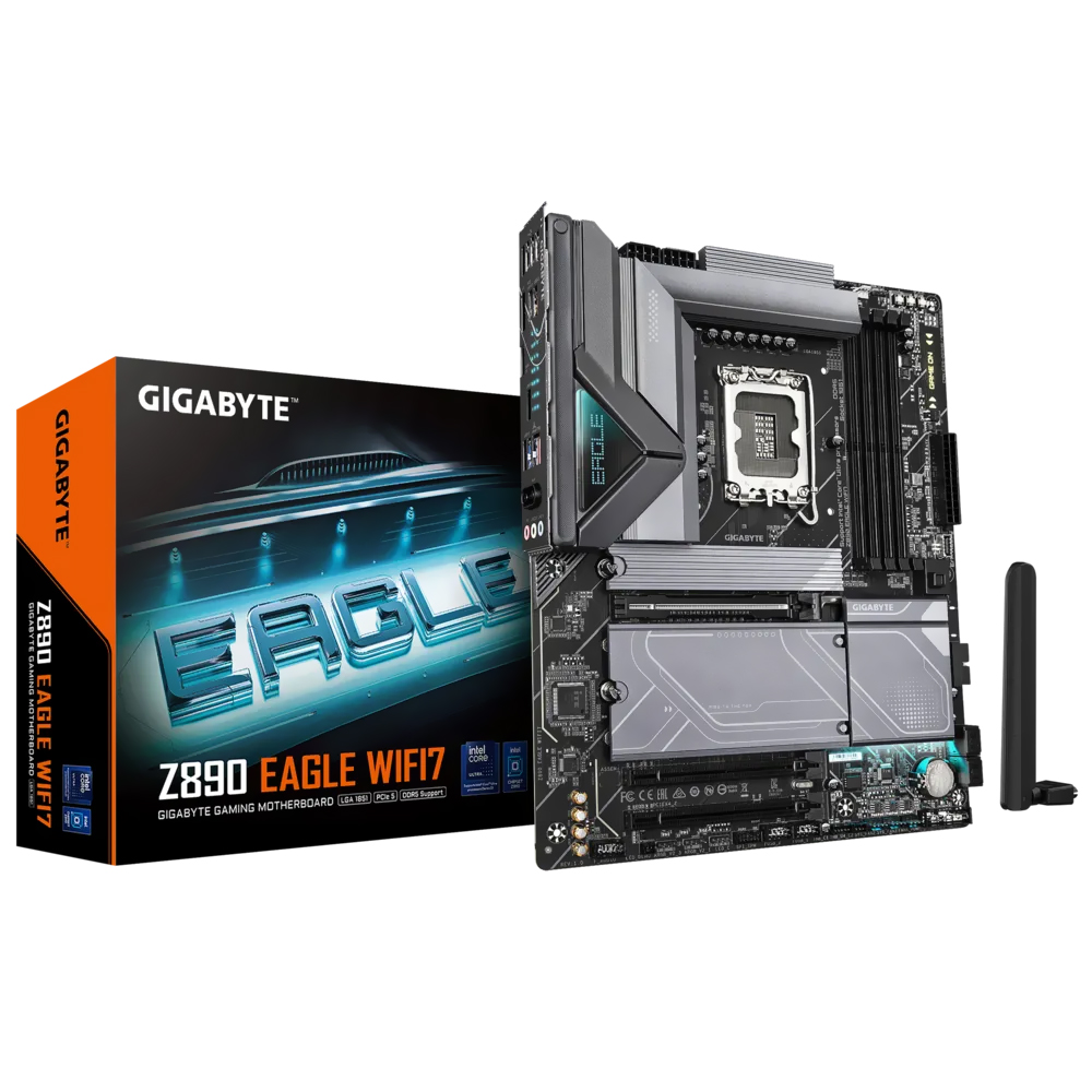 Foto do Produto Placa Mae Gigabyte Z890 Eagle Wi-Fi 7 Socket LGA 1851 / DDR5
