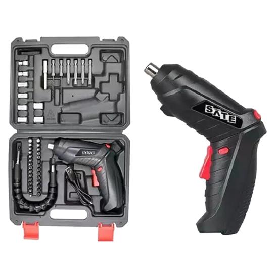 Foto do Produto PARAFUSADEIRA SATE BATERIA A-KS22 KIT 22PC PRETO