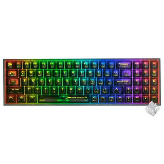 Foto do Produto Teclado Redragon Pollux Pro K628CTB-RGB-Pro Bluetooth
