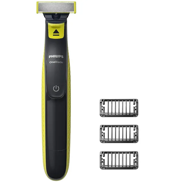 Foto do Produto Barbeador Philips OneBlade QP2724/10 Recarregável - Preto/Verde