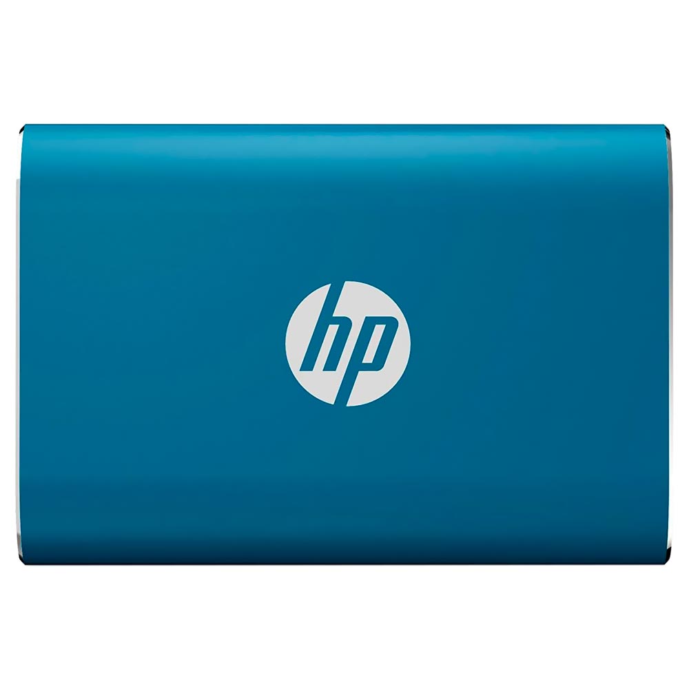 Foto do Produto SSD Externo HP 120GB Portátil P500 - Azul (7PD47AA)