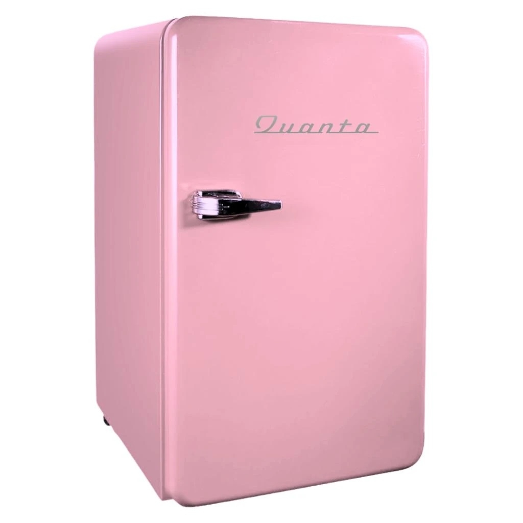 Foto do Produto Frigobar Quanta Retro VintaClassic QTFRV91 - 91L - 220V/50Hz - Rosa