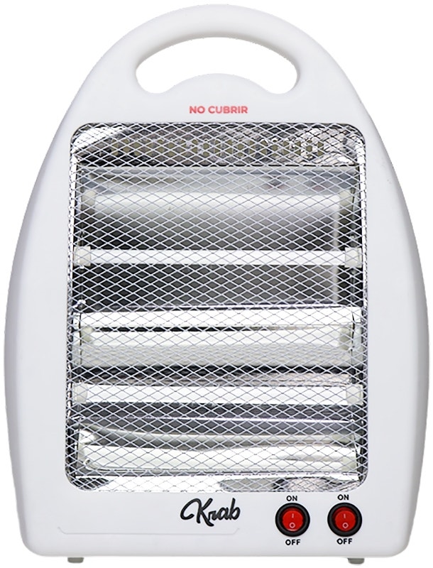 Foto do Produto Aquecedor Eléctrico Krab KBEP800 Quartzo Portátil 800W 110V/60Hz