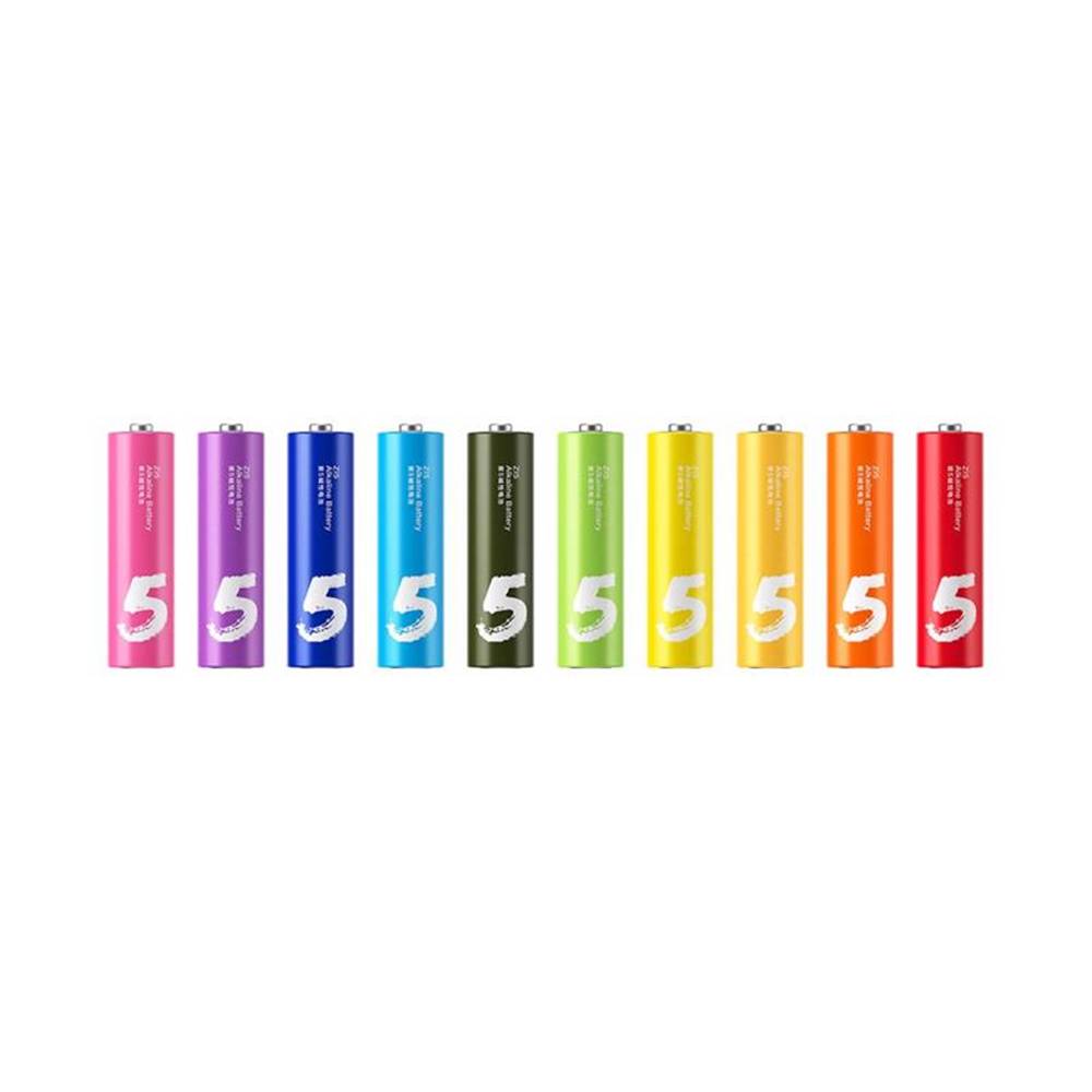 Foto do Produto Xiaomi Pilhas Alcalinas Mi Rainbow AA C/10 LR6 z15