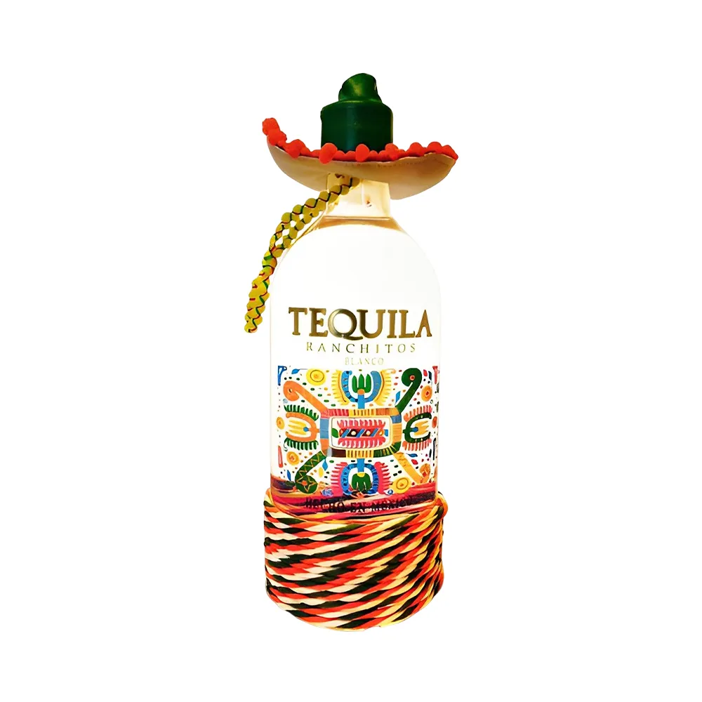Foto do Produto RANCHITOS TEQUILA BLANCO C/SOMBRERO 700ML CON 35% ALC