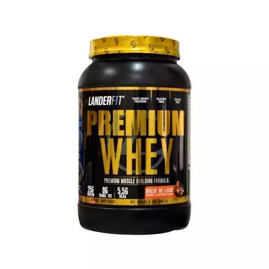 Foto do Produto Whey LanderFit Premium Dulce de Leche 907G