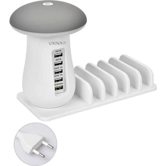 Foto do Produto CARREGADOR USB SATE A-R25 COGUMELO 45W QC3.0 18W