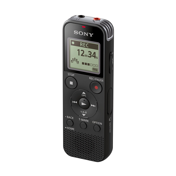Foto do Produto Gravador de Voz Sony ICD-PX470 com 4GB para até 159 Horas de Gravação - Preto