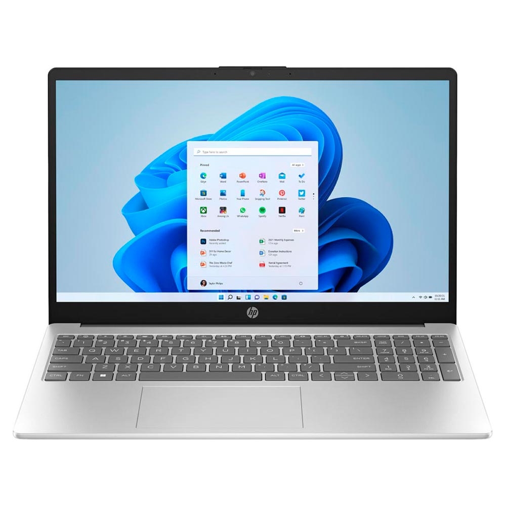 Foto do Produto Notebook HP 15-fc0047wm - AMD Ryzen 7-7730U 2.0GHz - 16/512GB SSD - TouchScreen - 15.6'' - Prata