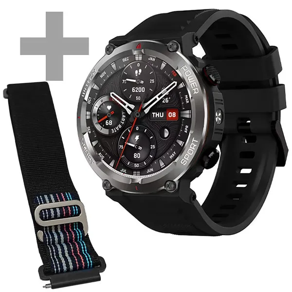 Foto do Produto Relógio Blackview W50 Pro Bluetooth - Preto + Pulseira