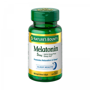 Foto do Produto Melatonina 5mg 90 Cápsulas Natures Bounty