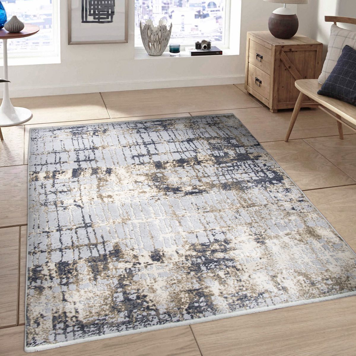 Foto do Produto TAPETE BOREGO 2100 L.BLUE 150X230