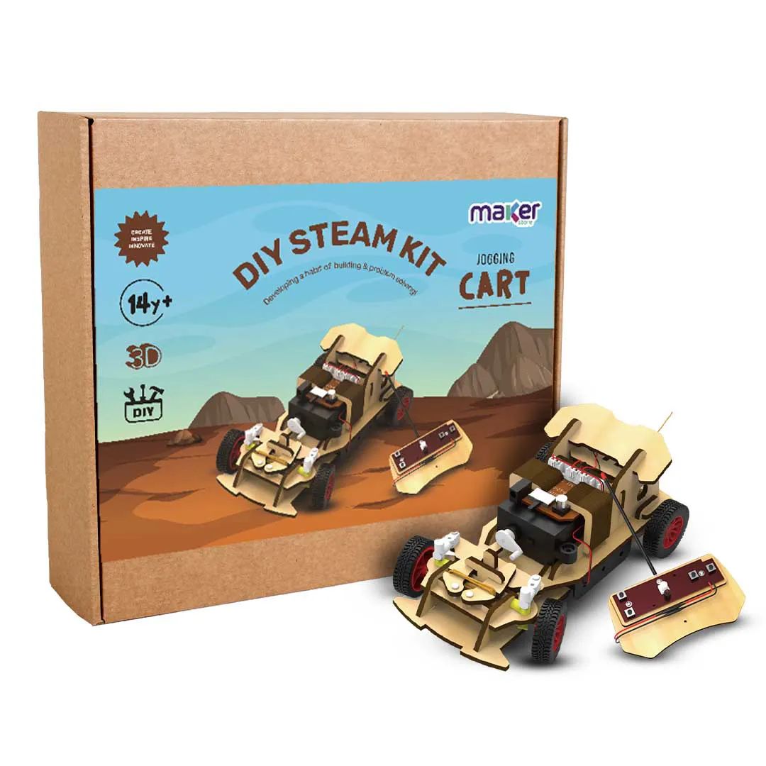 Foto do Produto MAKER ROBOT KIT MDF CARRINHO CORRIDA PY S/M S/C