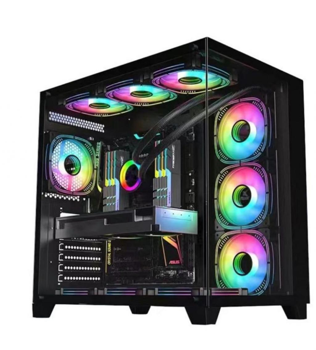 Foto do Produto Gabinete Satellite K896 Preto Com 4 Coolers E-ATX