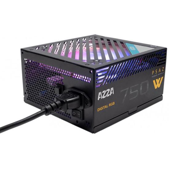 Foto do Produto Fonte Azza ATX PSAZ-750W RGB 80 Plus Bronze 750W