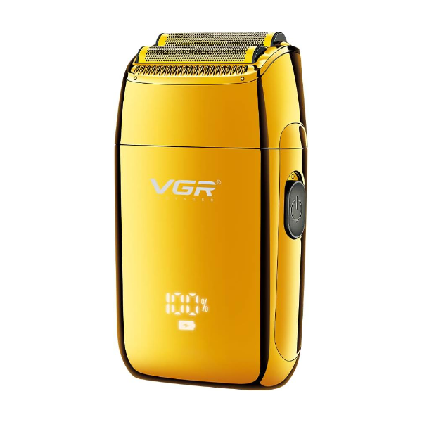 Foto do Produto Barbeador Eletrico VGR Voyager V-399 / Recarregável / 8800 RPM - Dourado