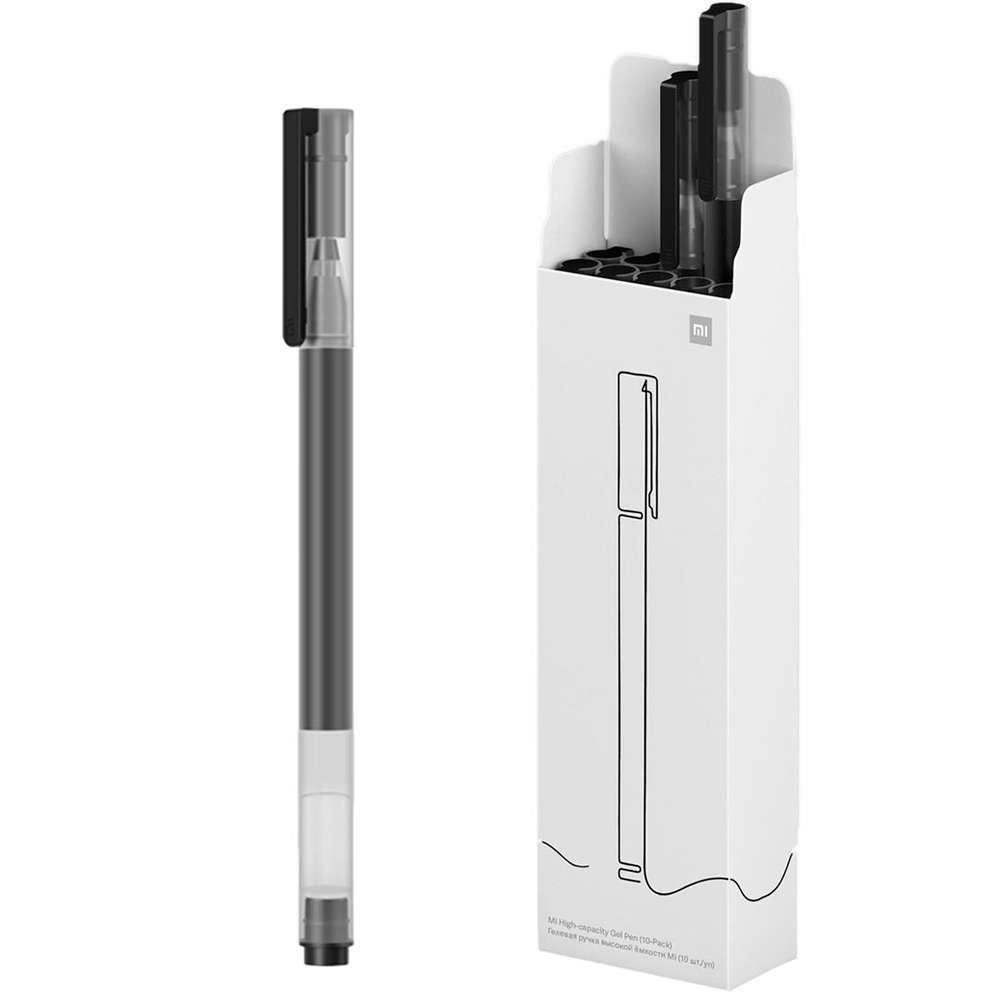 Foto do Produto Caneta Xiaomi Mi High-Capacity Gel Pen (10 Peças) Preto 29562-BHR4603GL-MJZXB02WCHW