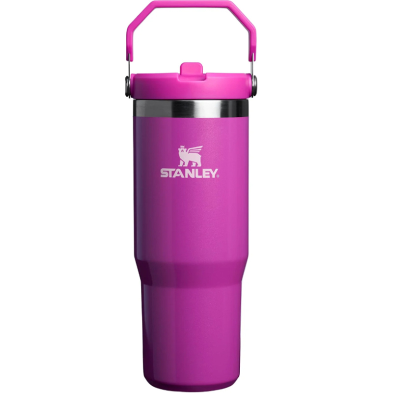 Foto do Produto Garrafa Térmica Stanley The IceFlow Flip Straw Tumbler 887mL - Punch Shimmer