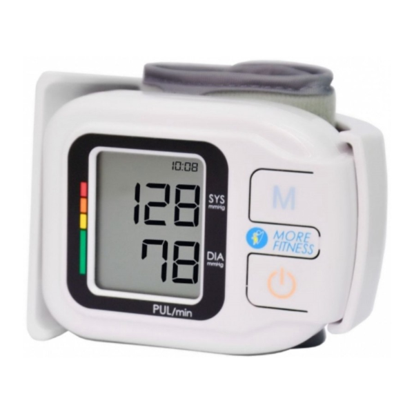 Foto do Produto Medidor de Pressão Digital More Fitness MF-333 (Pulso) - Branco