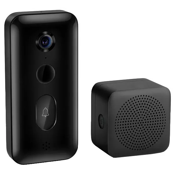 Foto do Produto Campainha Inteligente Sem Fio Xiaomi Smart Doorbell 3 2K com Câmera e Microfone - Preta