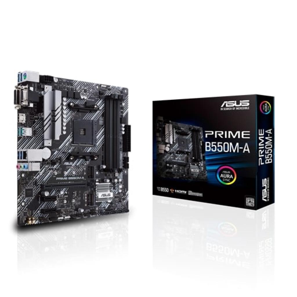 Foto do Produto Placa Mae Asus B550M-A Prime AMD (AM4) MB