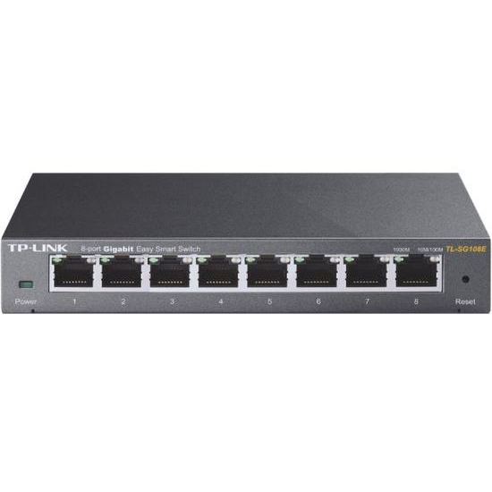 Foto do Produto Switch TP-Link TL-SG108E - 8 Portas