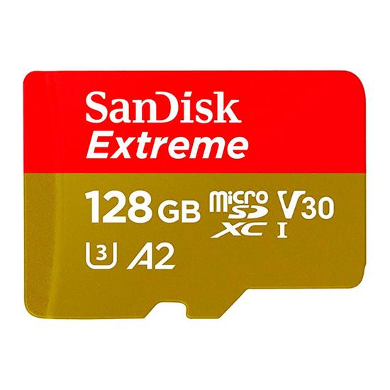 Foto do Produto Cartão de Memória Sandisk Extreme Micro SDXC 128GB 190MB/s
