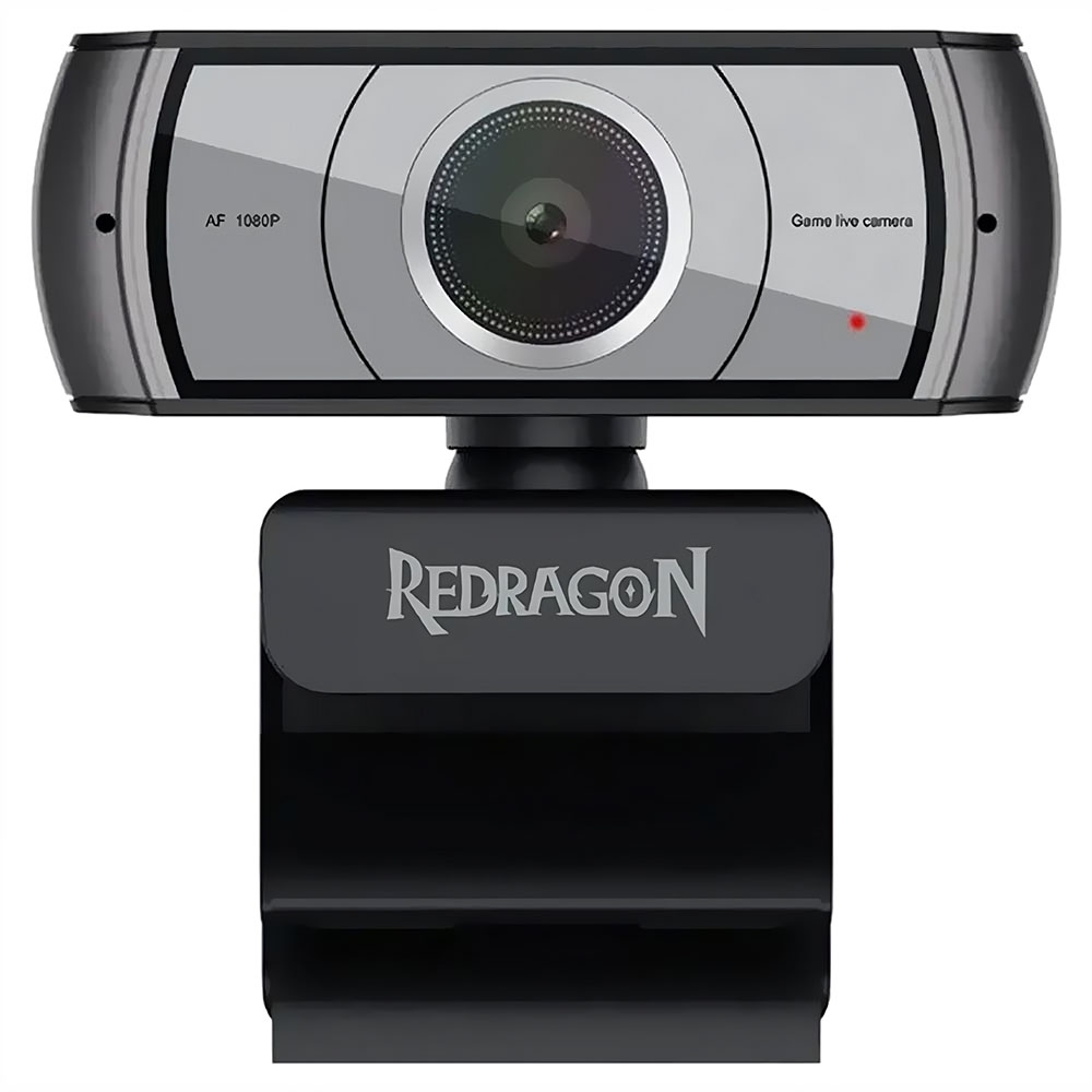 Foto do Produto Webcam Redragon Apex GW900-1 - 1080p - USB - Preto