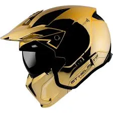 Foto do Produto MT HELMETS CASCO HELMETS STREETFIGHTER CHROMED A9 DORADO L