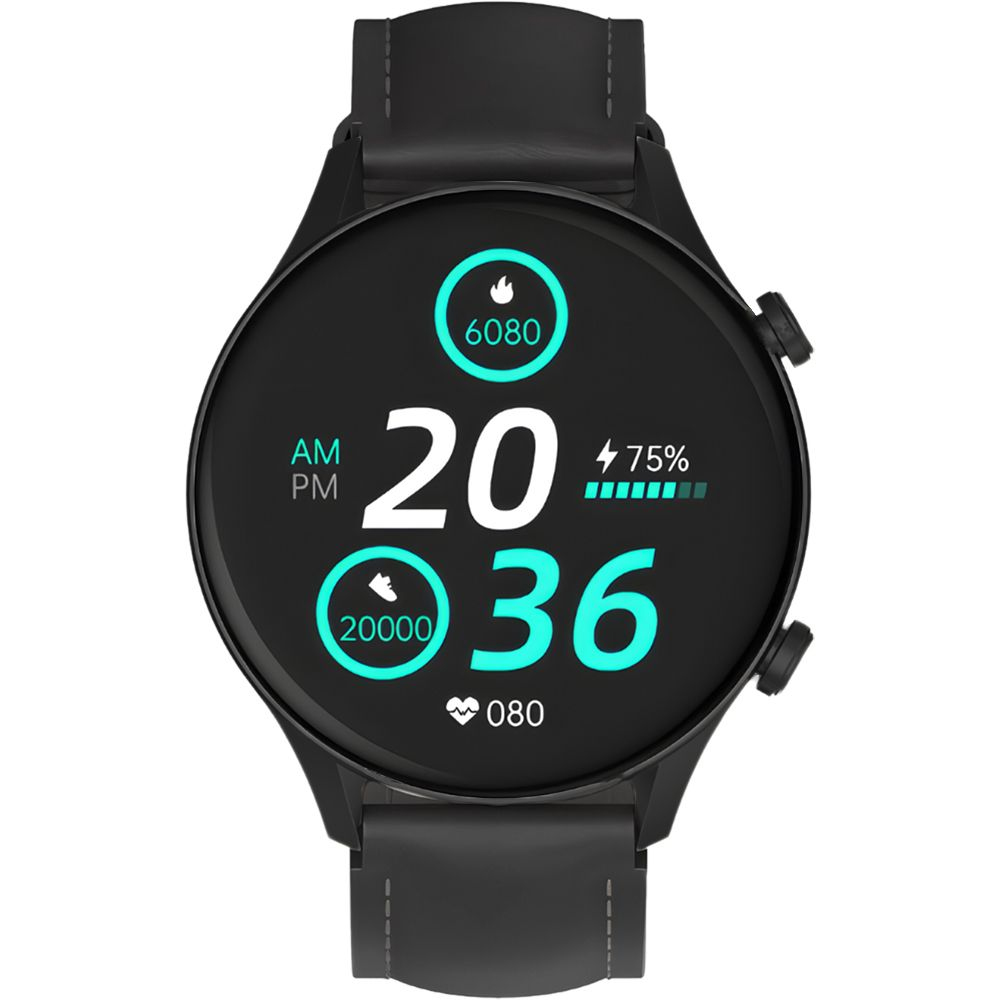 Foto do Produto Smartwatch G-Tide R2 Pro com IP68 / Tela 1.43 / Bluetooth / Microfone / Sensor HR - Black