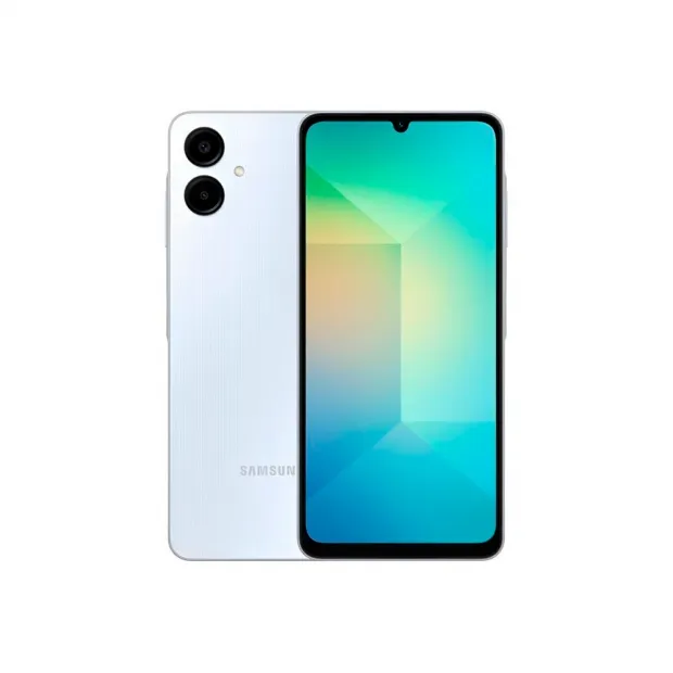 Foto do Produto SAMSUNG SMARTPHONES A06 A065M 6.7" DS LTE 4/64GB GAR GLOBAL L.BLUE