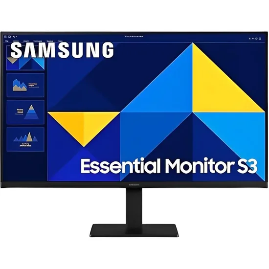 Foto do Produto Monitor Samsung Essential S3 LED LS27D300GAN Full HD 27"