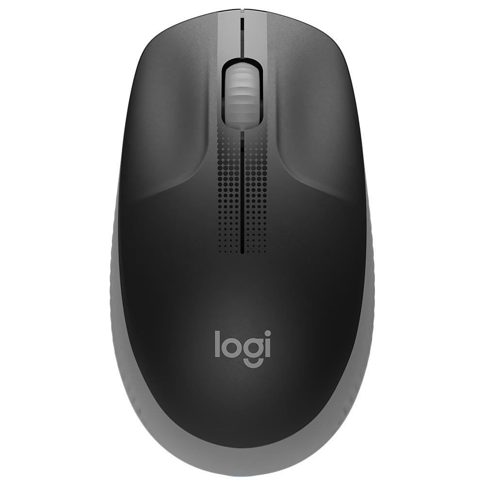 Foto do Produto Mouse Logitech M190 Wireless - Cinza (910-005902)