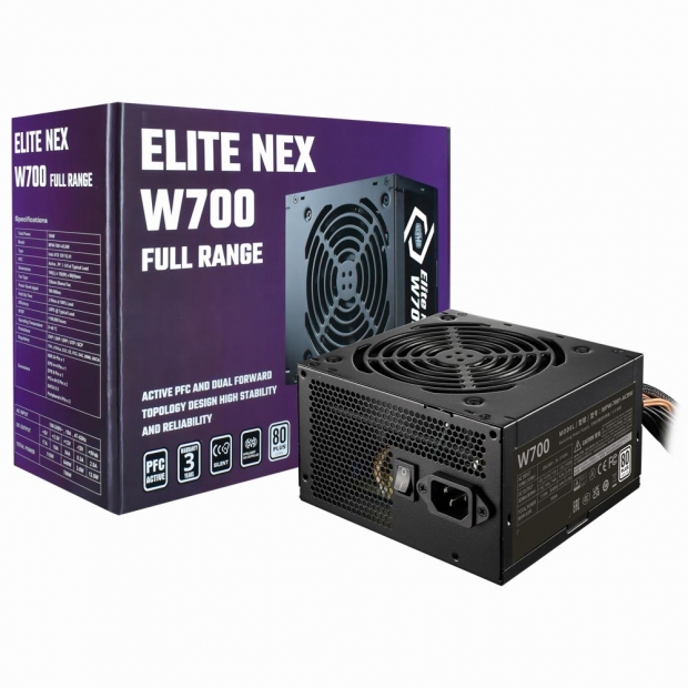 Foto do Produto FONTE 700W COOLER MASTER ELITE NEX W700 80+WHITE MPW-7001-ACAW-B US FULL RANGE