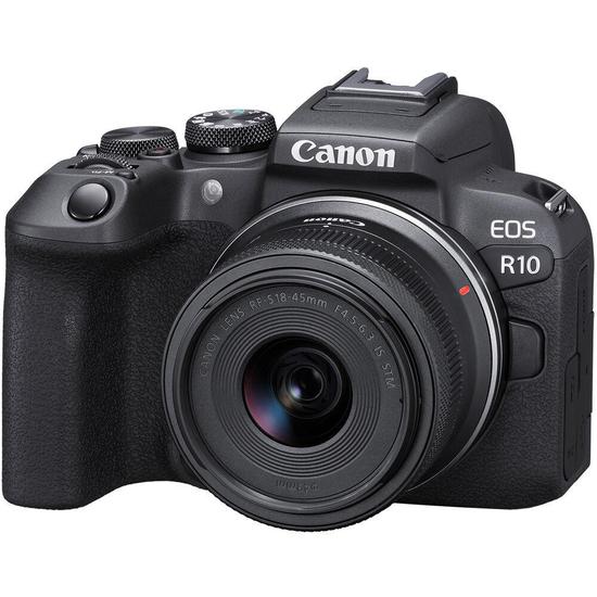 Foto do Produto Câmera Digital Canon EOS R10 24.2MP 3.0" Lente RF-S 18-45MM IS STM
