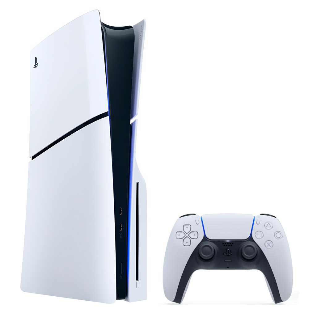 Foto do Produto Console Sony Playstation 5 Slim CFI-2015 A01X 1TB / Standard Edition / Bivolt - Branco (Americano)