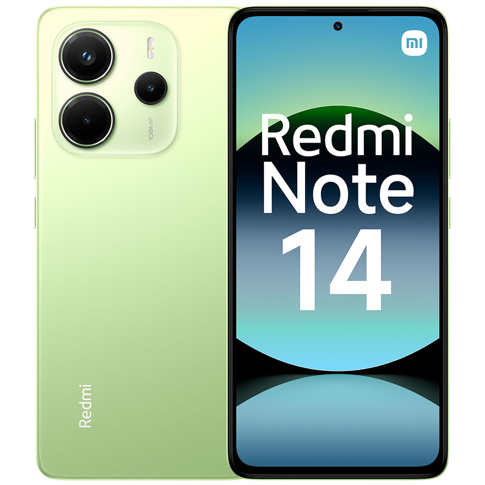 Foto do Produto Smartphone Xiaomi Redmi Note 14 Dual SIM 8GB+256GB 6.67? OS 14 – Lime Green EU 61679