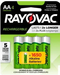 Foto do Produto RAYOVAC PILA AA X4 RECARGABLE