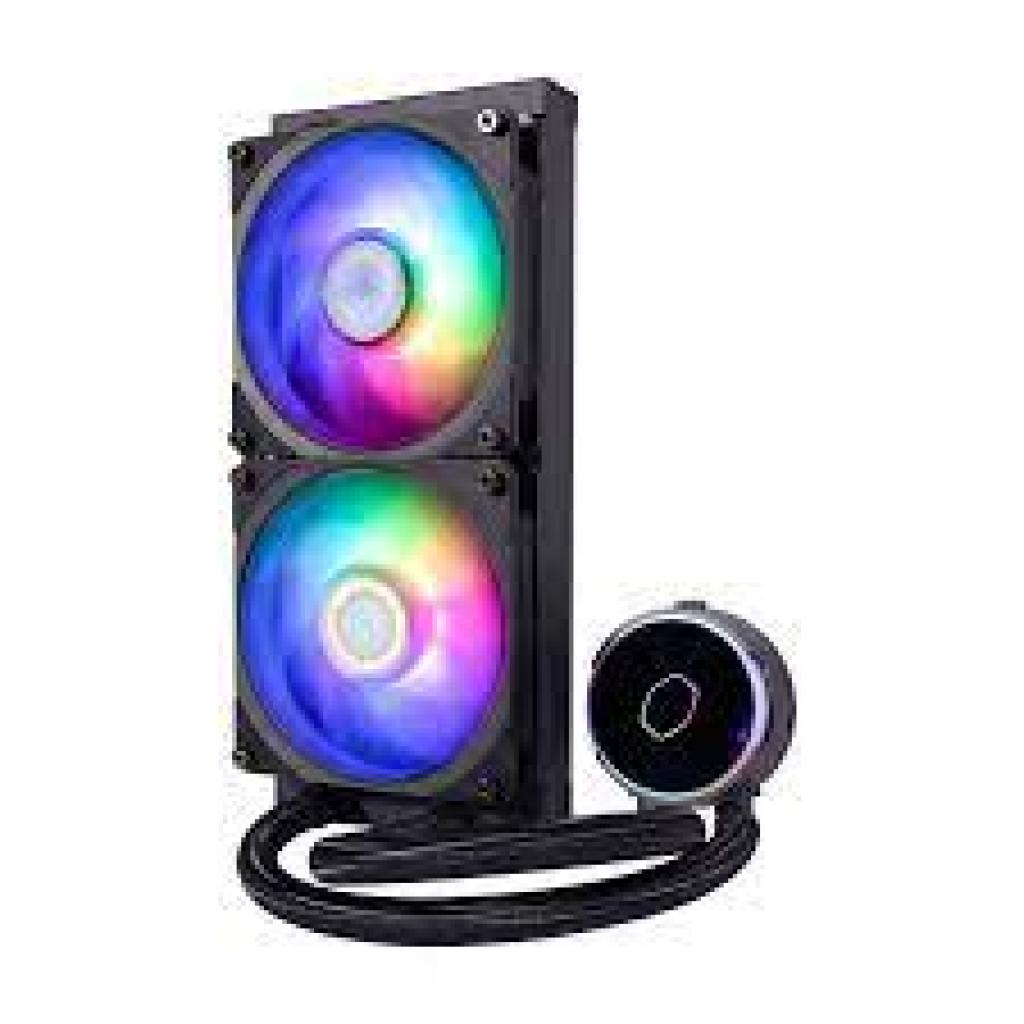 Foto do Produto Cooler CPU Coolermaster Liquid PL240 FLUX ARGB MLY-D24M-A23PZ