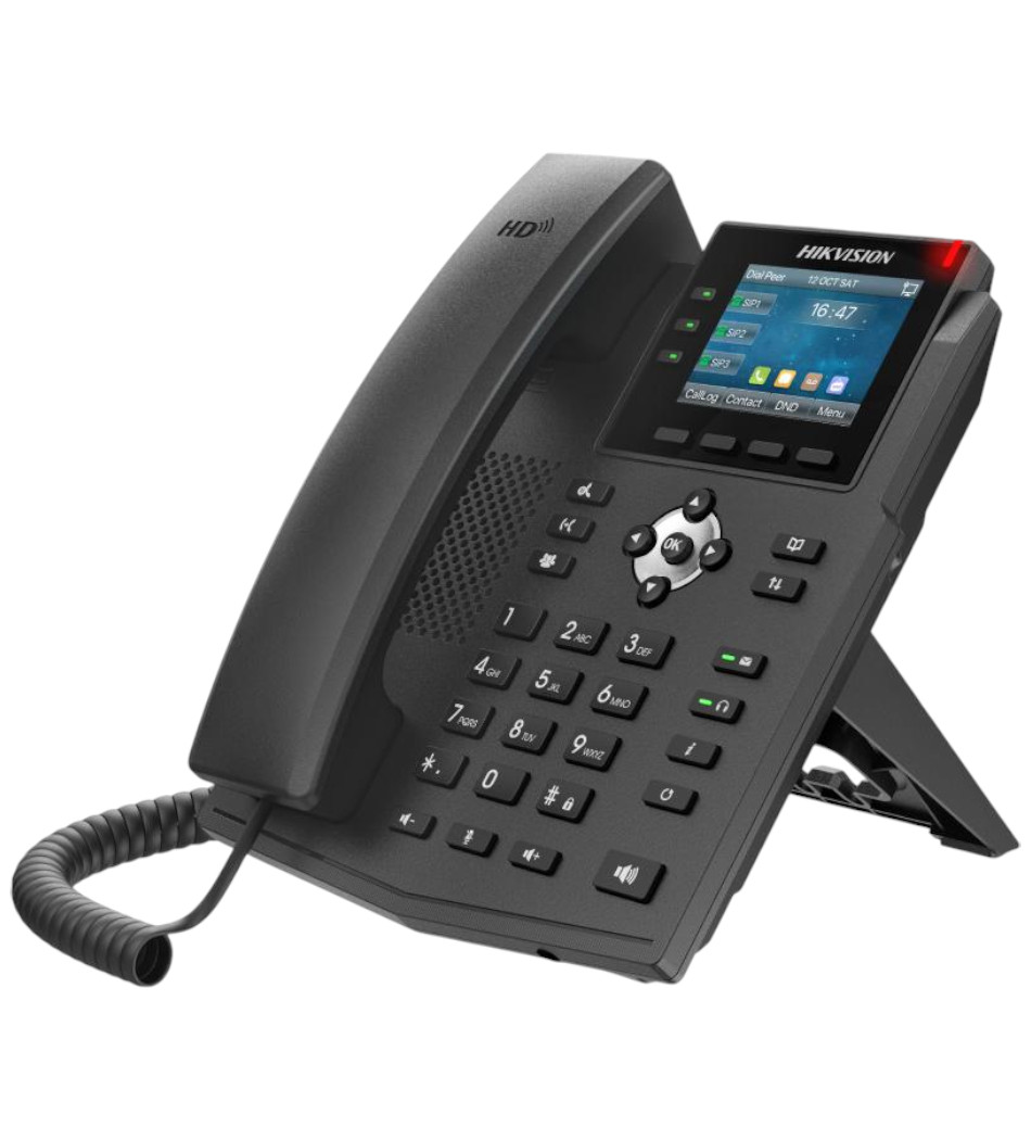 Foto do Produto HIKVISION TELEFONE DS-KP8000-WHE1 6 LINHAS SIP WIFI POE