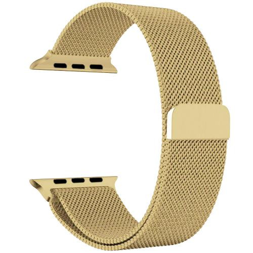 Foto do Produto Pulseira 4Life Estilo Milanês para Apple Watch 42/44mm Magnético - Dourado