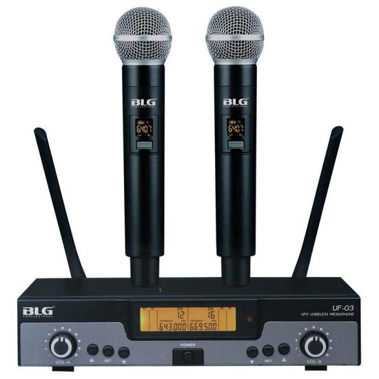 Foto do Produto Microfone BLG UF-03 Sem Fio
