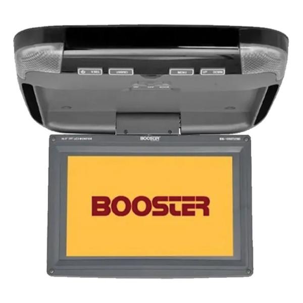 Foto do Produto Tela de Teto Automotivo Booster BM-1050TUSB / 10.5" / Monitor Giratorio Com Alto Falante / USB / SD / IR - Grey